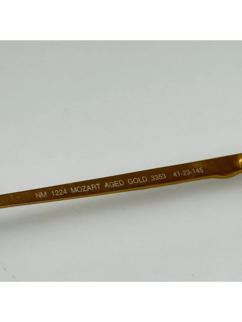 Nicole Miller NM 1224 Mozart Gold 3353 Eyeglasses Eye Glasses Frames 41-23-145